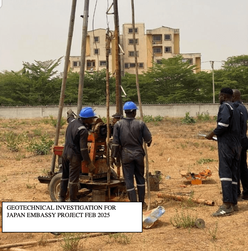 Geotechnical/Geophysics sub-soil investigation for the Japan embassy, 2025